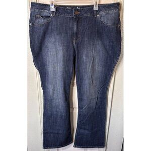 NWT Wrangler Womens 22W X 32 Boot Cut Straight Leg Denim Jeans Western Cowboy